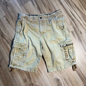 Vintage American Eagle Khaki Cargo Shorts